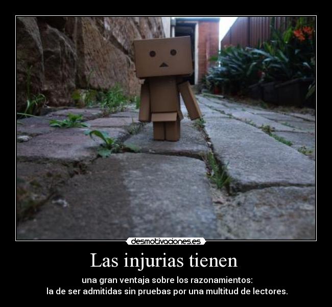 carteles injurias ventaja razonamientos admitidas desmotivaciones