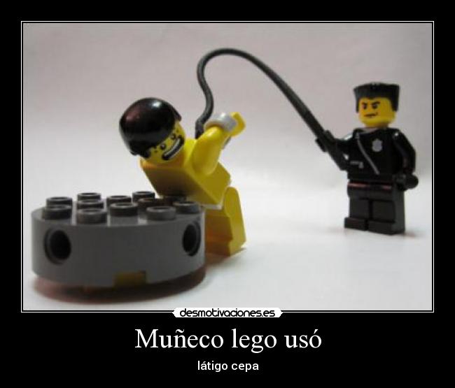 Muñeco lego usó - látigo cepa