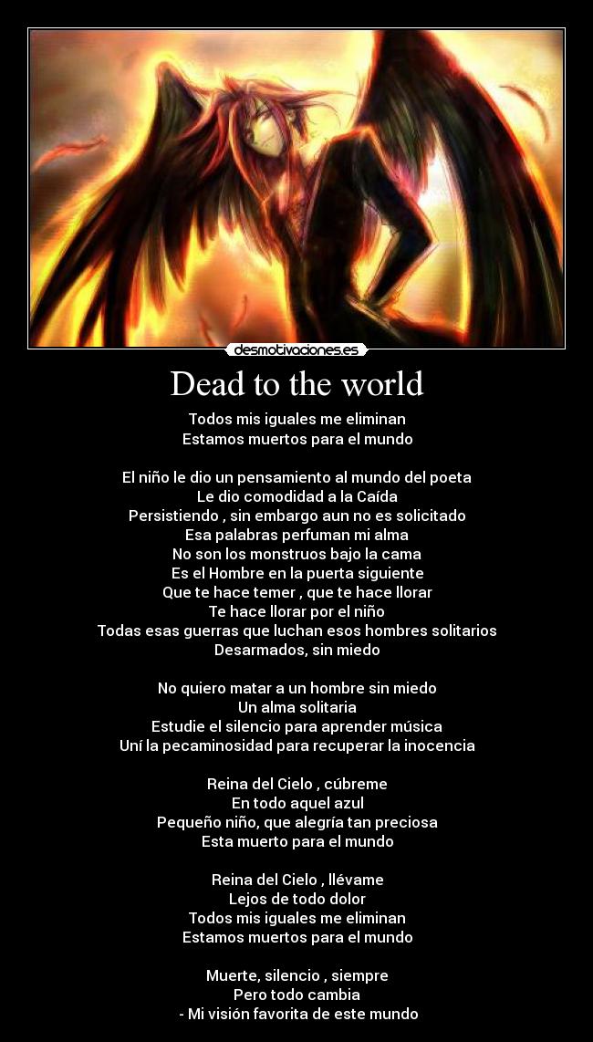 Dead to the world - 