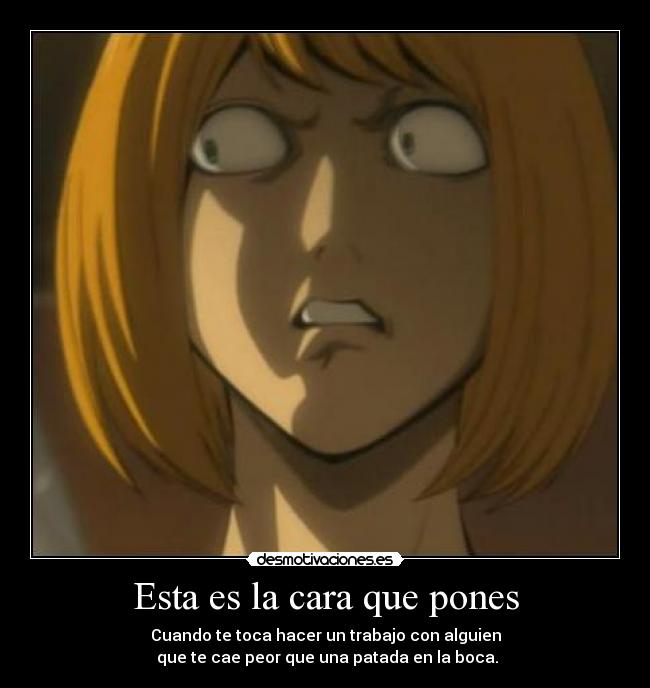 Esta es la cara que pones - 