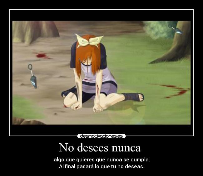No desees nunca  - 