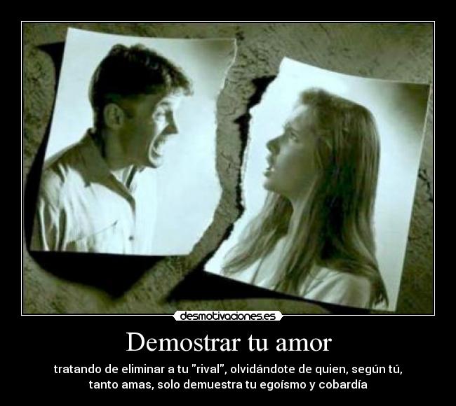 carteles amor amoramarquererparejaluchahombremujercorazoncabeza desmotivaciones