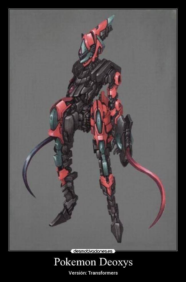 Pokemon Deoxys - Versión: Transformers