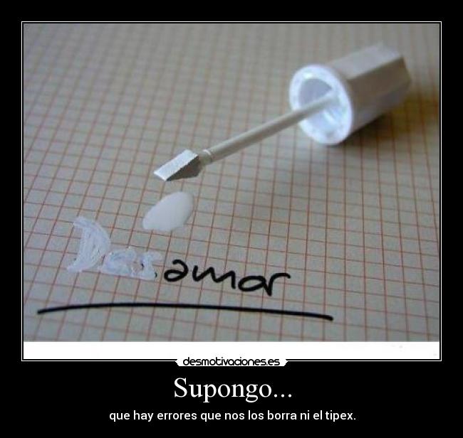 Supongo... - 