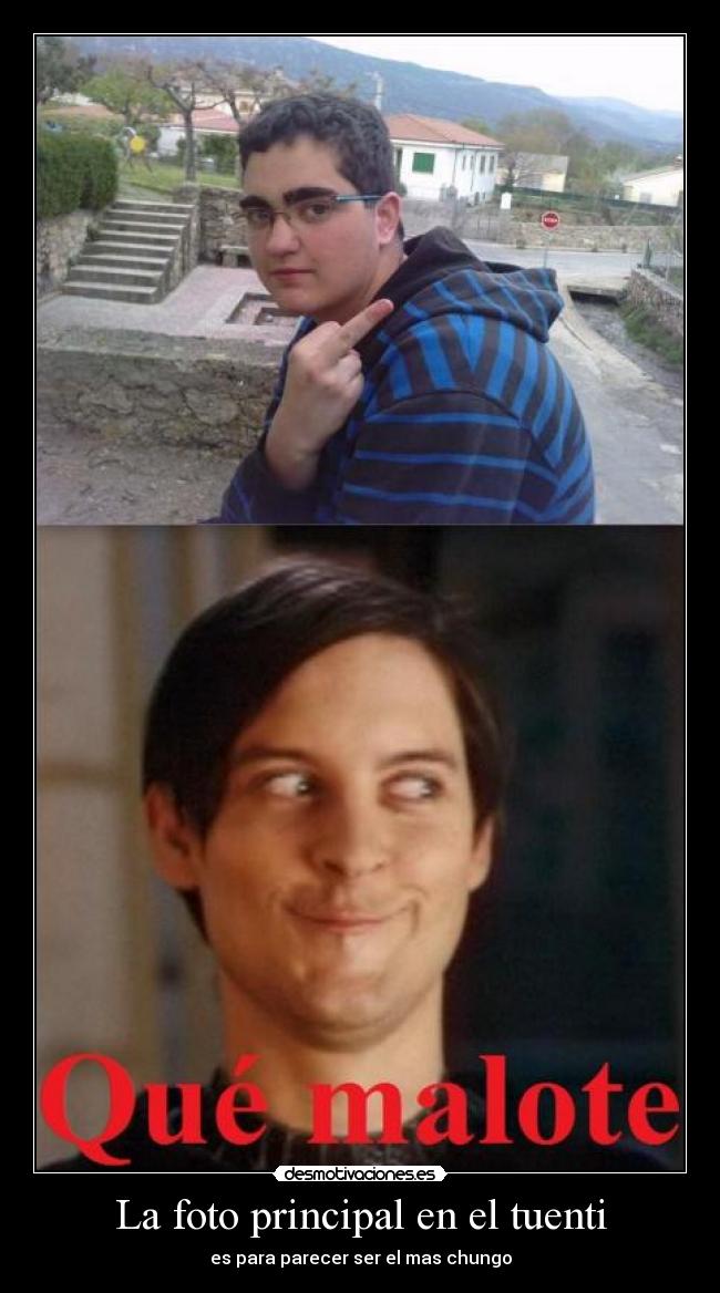 La foto principal en el tuenti -