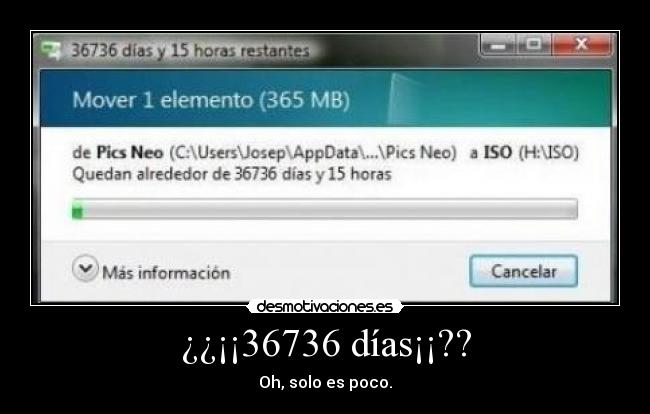 ¿¿¡¡36736 días¡¡?? -