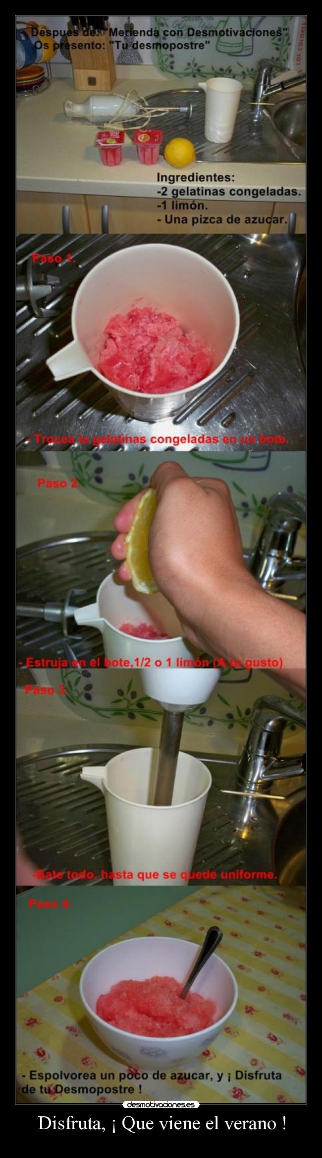 Disfruta, ¡ Que viene el verano ! -