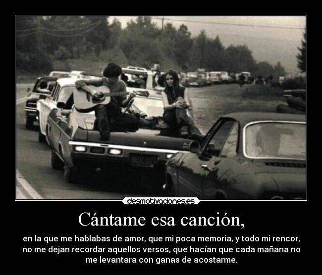 Cántame esa canción, - 