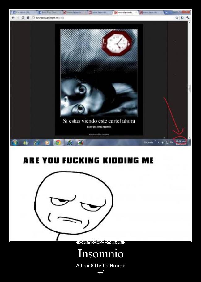 Insomnio - A Las 8 De La Noche
¬¬