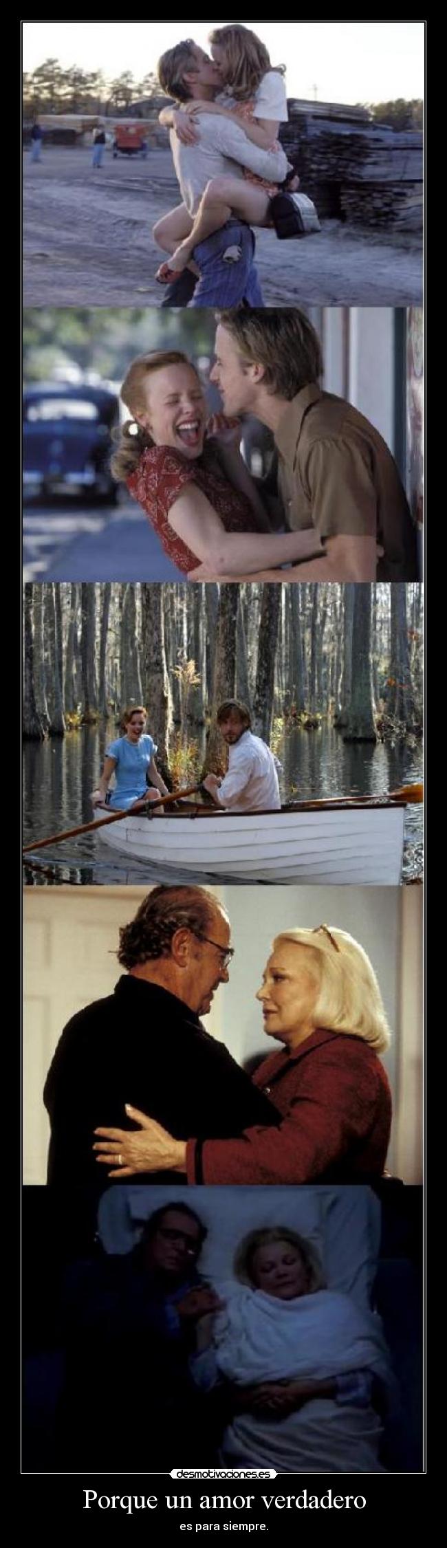 Porque un amor verdadero - es para siempre.