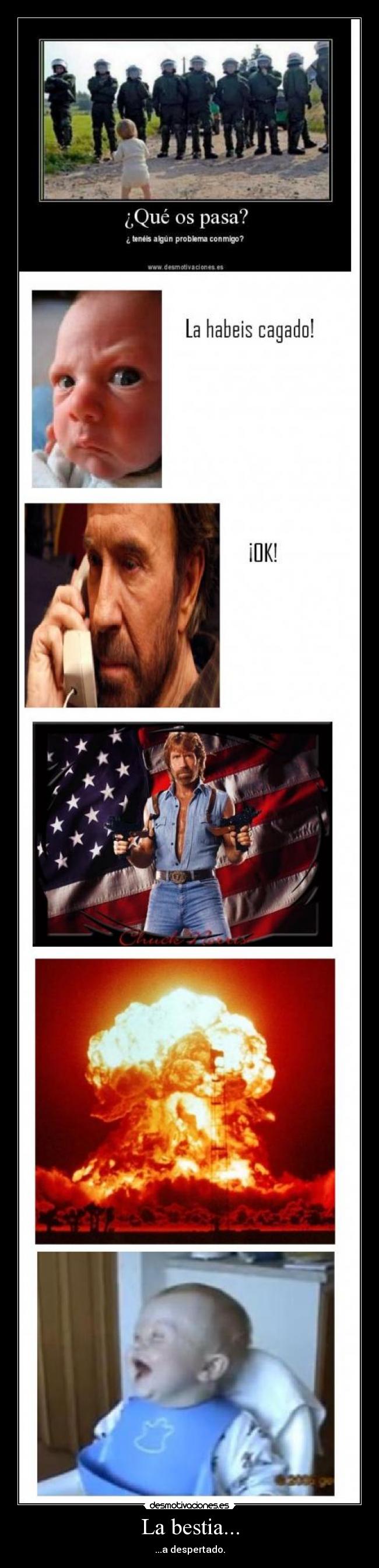 La bestia... - ...a despertado.