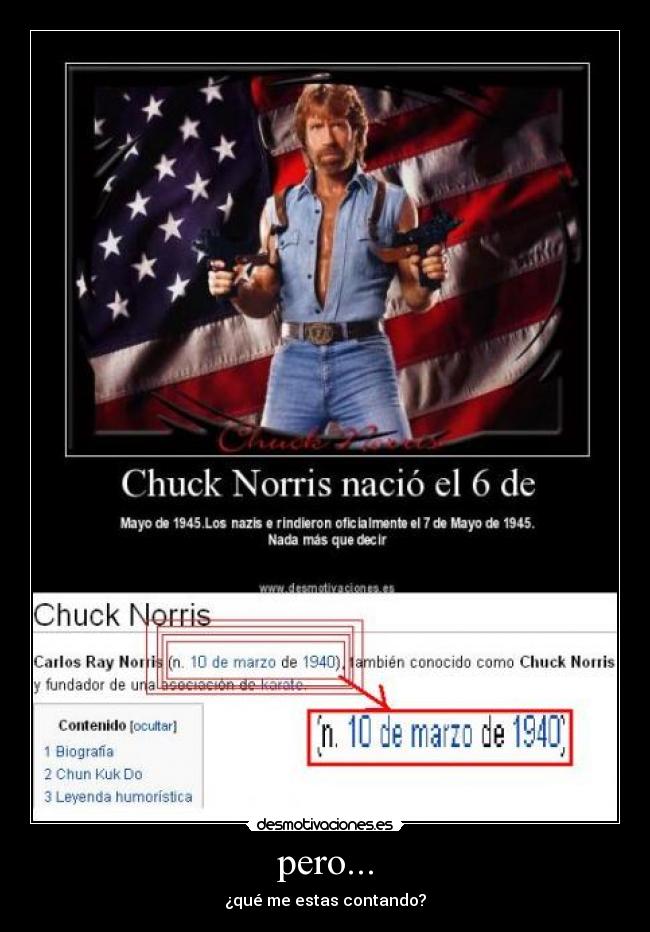 pero... - ¿qué me estas contando?