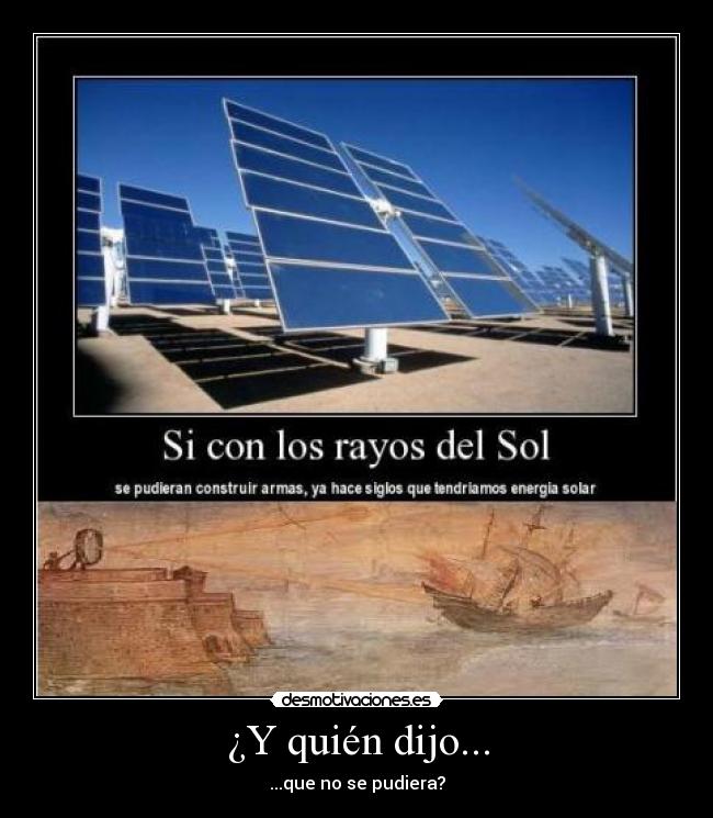 ¿Y quién dijo... - 