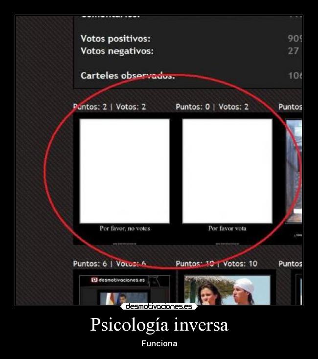 carteles psicologia inversa desmotivaciones