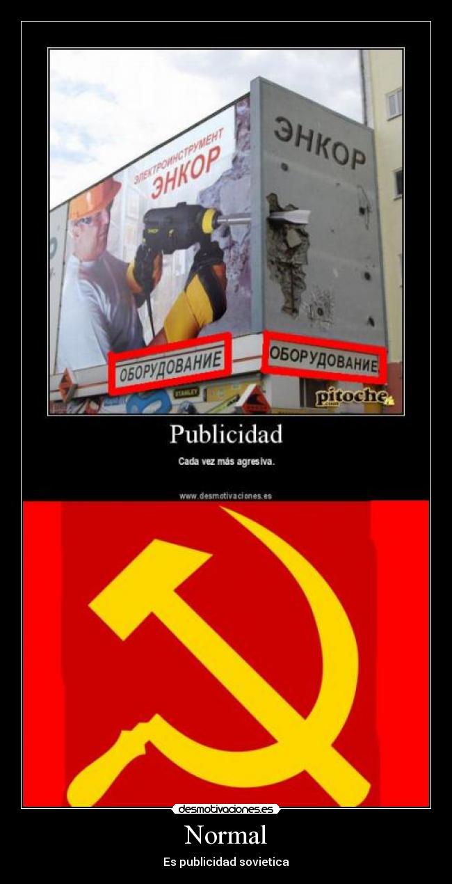 Normal - Es publicidad sovietica