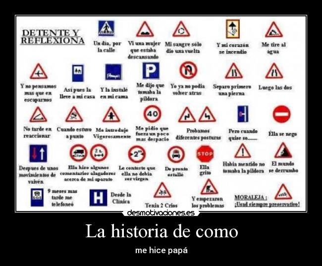 carteles historia senales trafico desmotivaciones