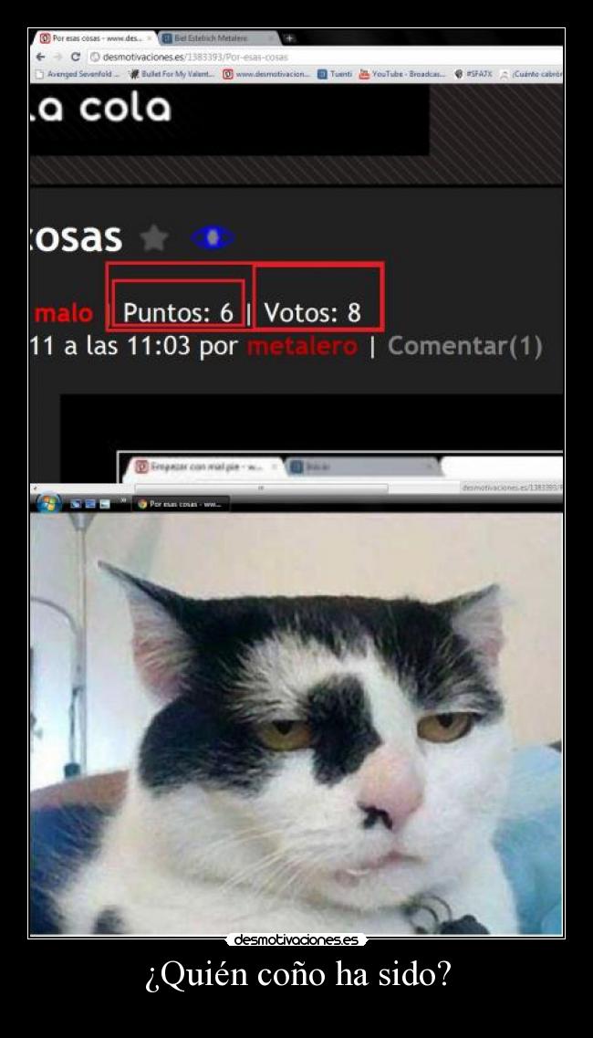 ¿Quién coño ha sido? -