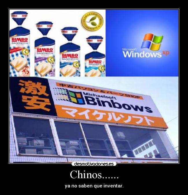 Chinos...... - ya no saben que inventar.