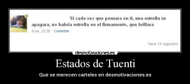 Estados de Tuenti - 