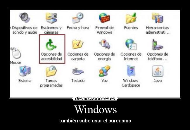 Windows - también sabe usar el sarcasmo