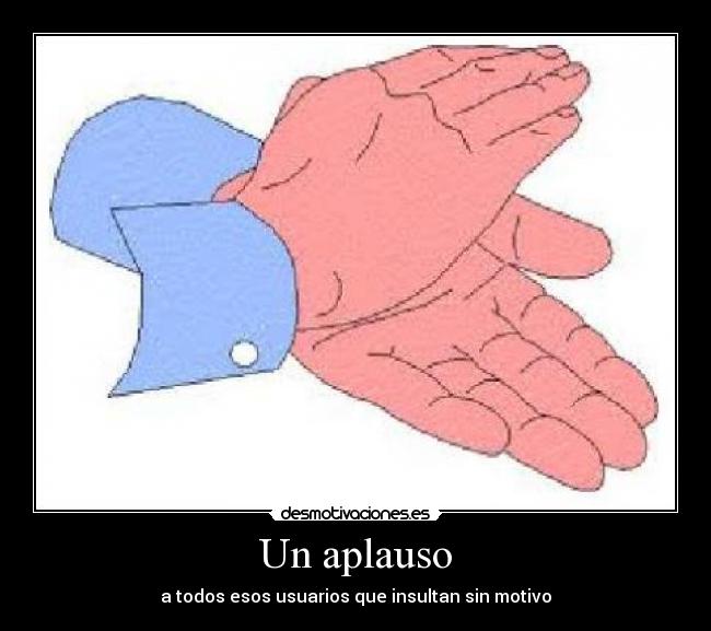Un aplauso -