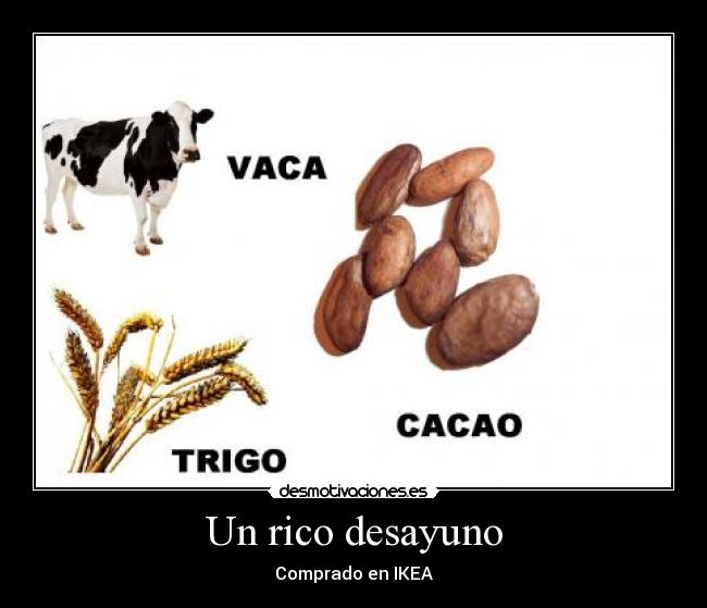 Un rico desayuno - Comprado en IKEA