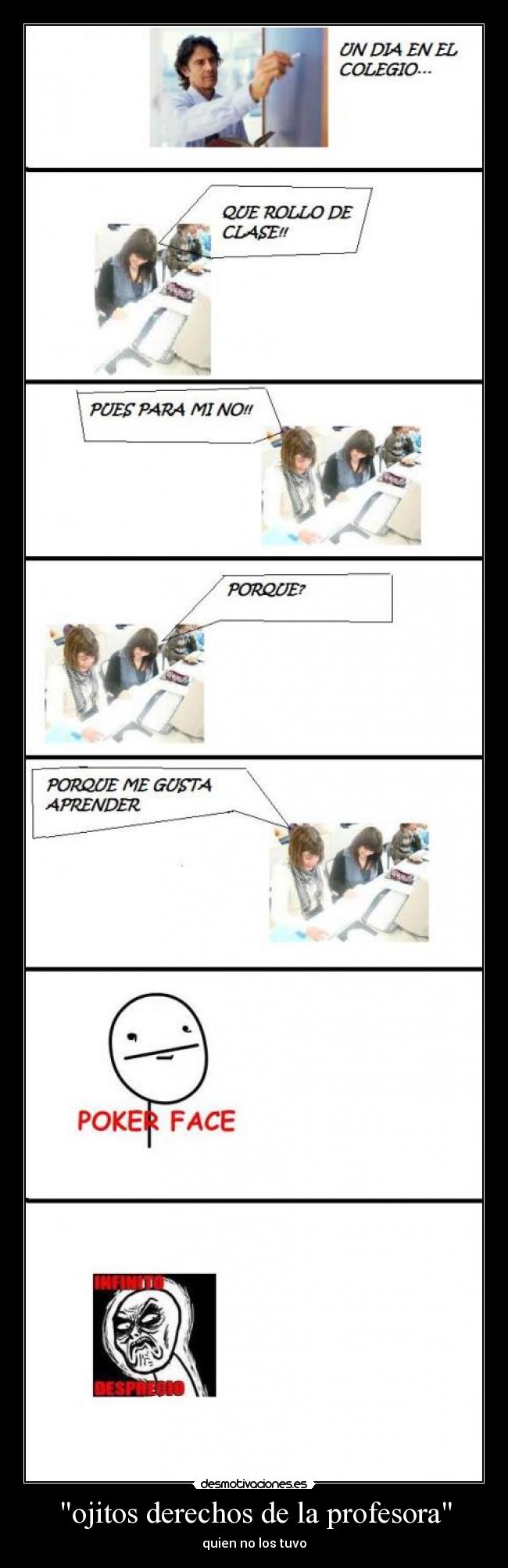 ojitos derechos de la profesora -