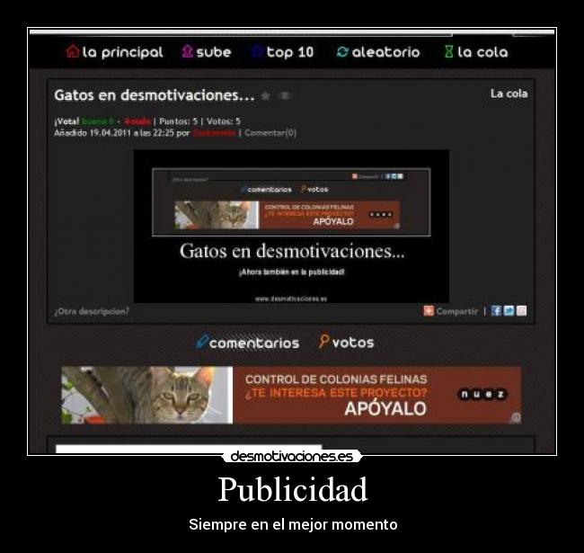 Publicidad - Siempre en el mejor momento