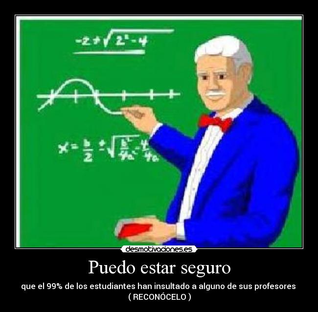 Puedo estar seguro -