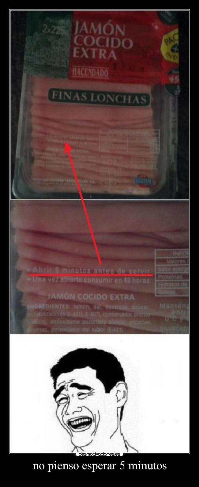 no pienso esperar 5 minutos - 