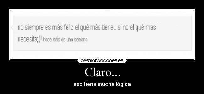Claro... - 