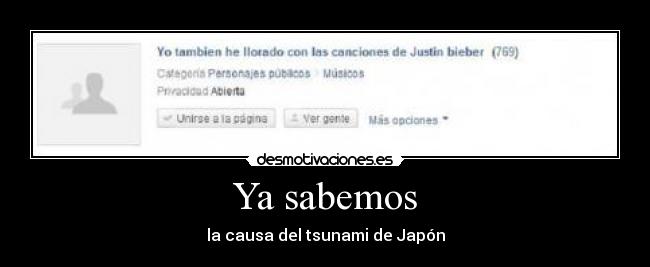 Ya sabemos - la causa del tsunami de Japón