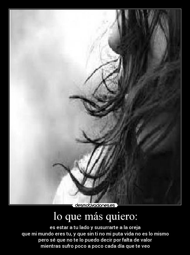 lo que más quiero: - 