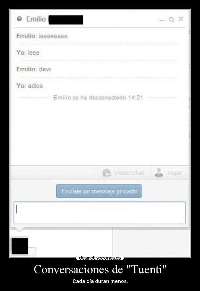 Conversaciones de Tuenti -