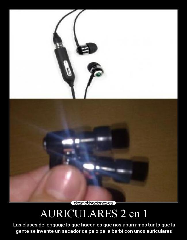 AURICULARES 2 en 1 -
