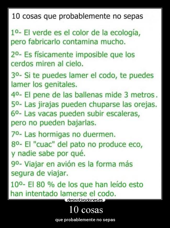 10 cosas - 