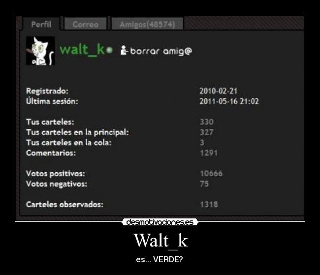 Walt_k - es... VERDE?