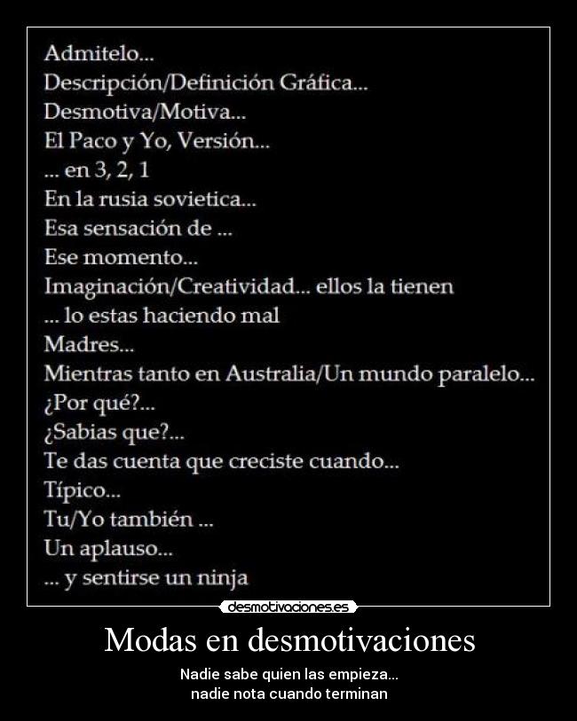 carteles desmotivaciones modas desmotivaciones desmotivaciones