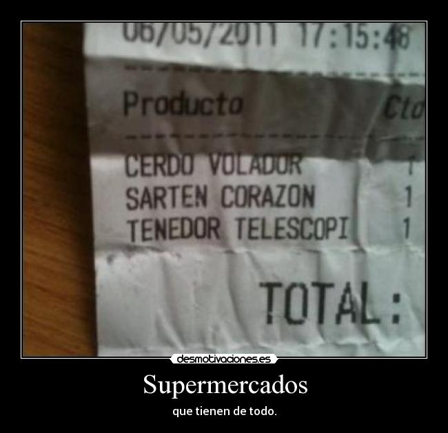 Supermercados -