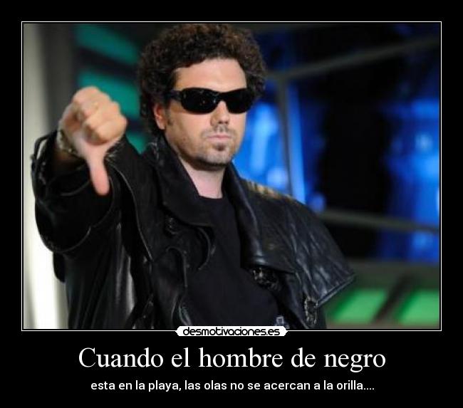 Cuando el hombre de negro -