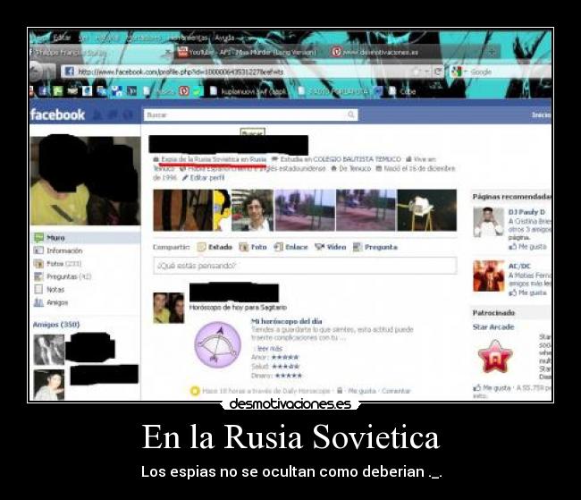 En la Rusia Sovietica - Los espias no se ocultan como deberian ._.