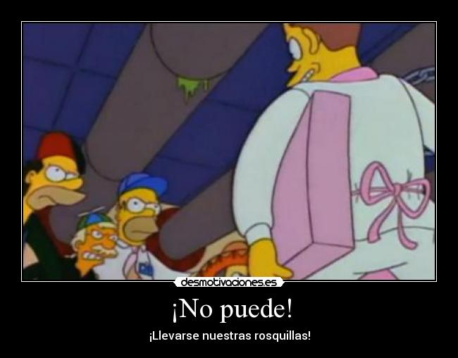 ¡No puede! -