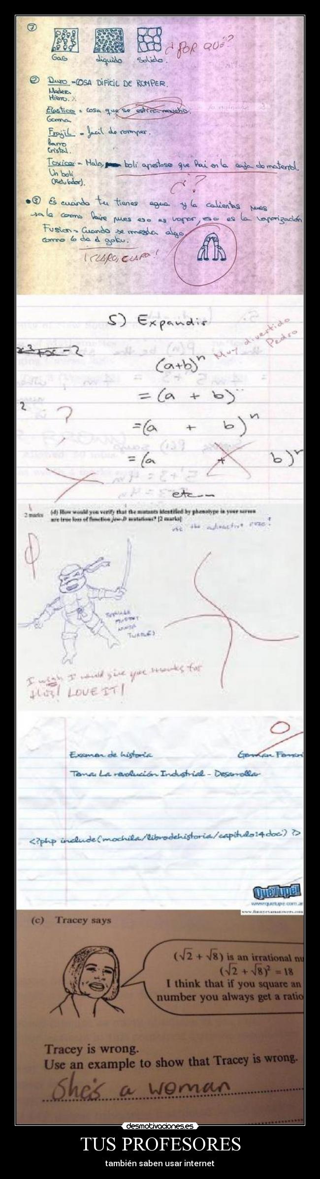 TUS PROFESORES - también saben usar internet