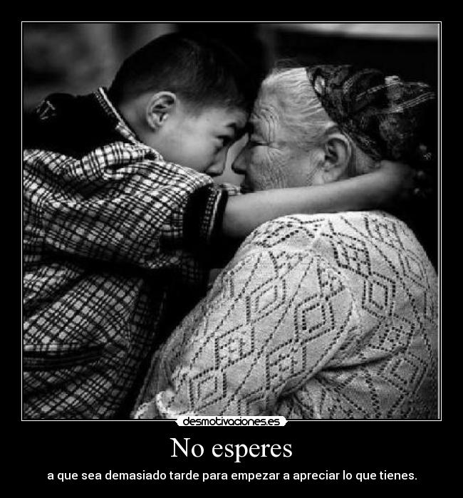 No esperes -