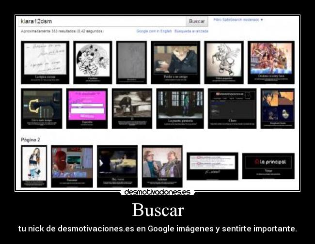 carteles buscar desmotivaciones