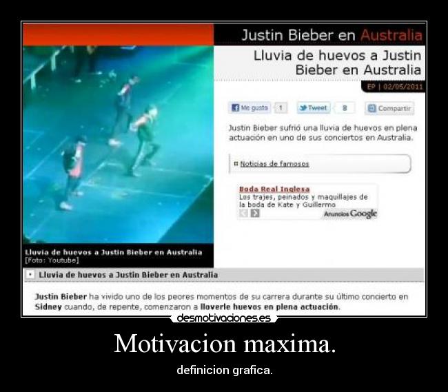 Motivacion maxima. - definicion grafica.