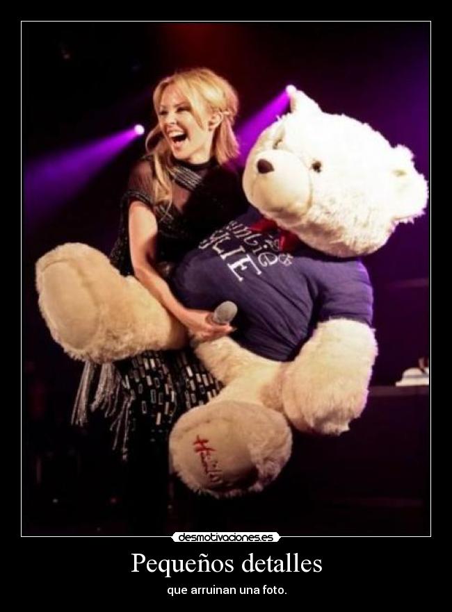 Pequeños detalles - que arruinan una foto.