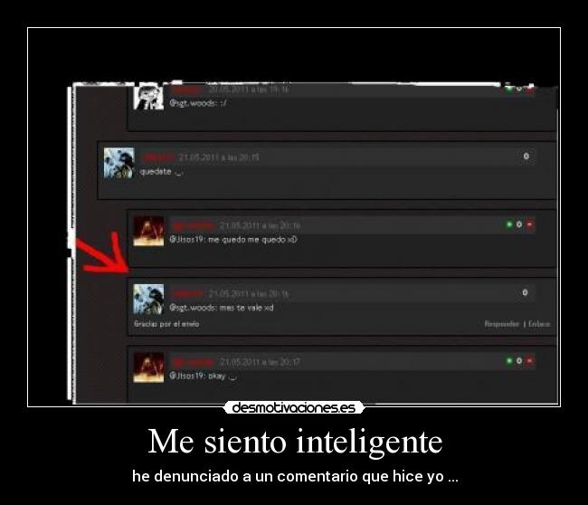 Me siento inteligente -