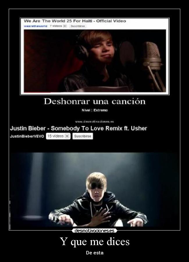 carteles justin biever desmotivaciones