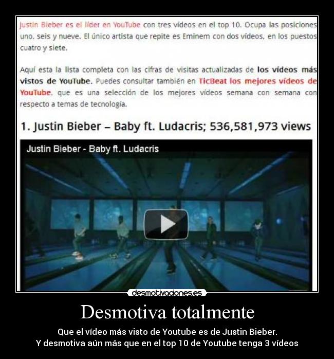 Desmotiva totalmente -